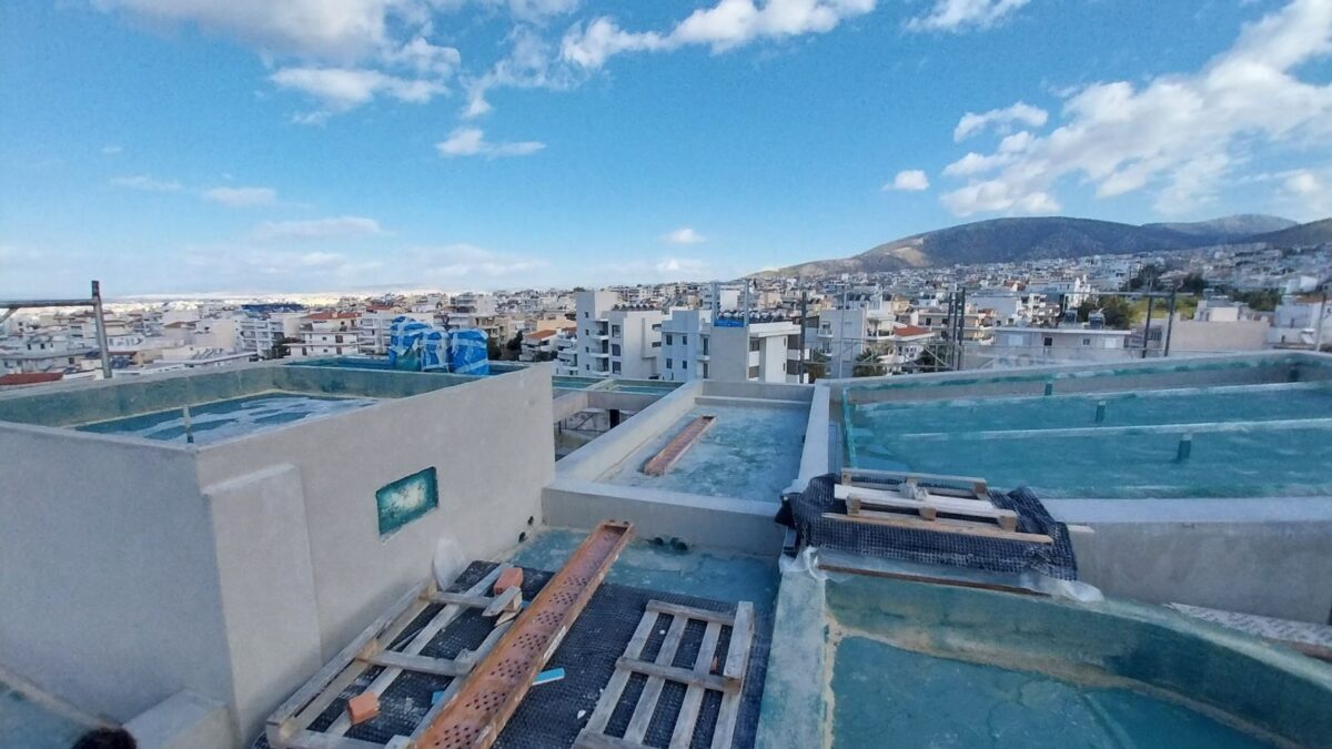 Πρόοδος εργασιών στο νέο μας έργο στη Λασιθίου 9, Γλυφάδα