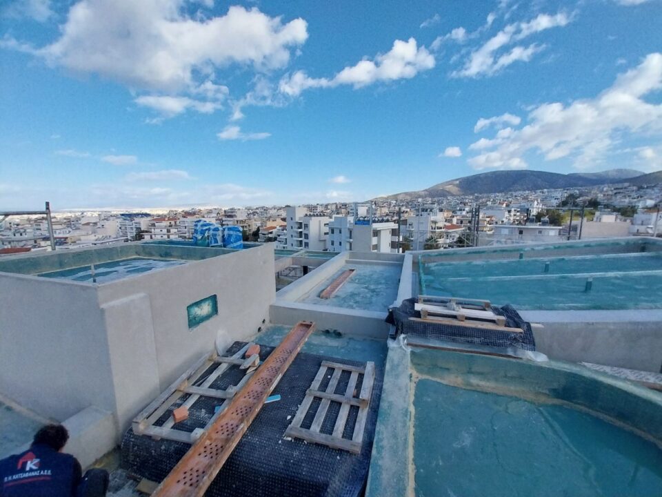 Πρόοδος εργασιών στο νέο μας έργο στη Λασιθίου 9, Γλυφάδα